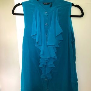 Guess turquoise blouse
